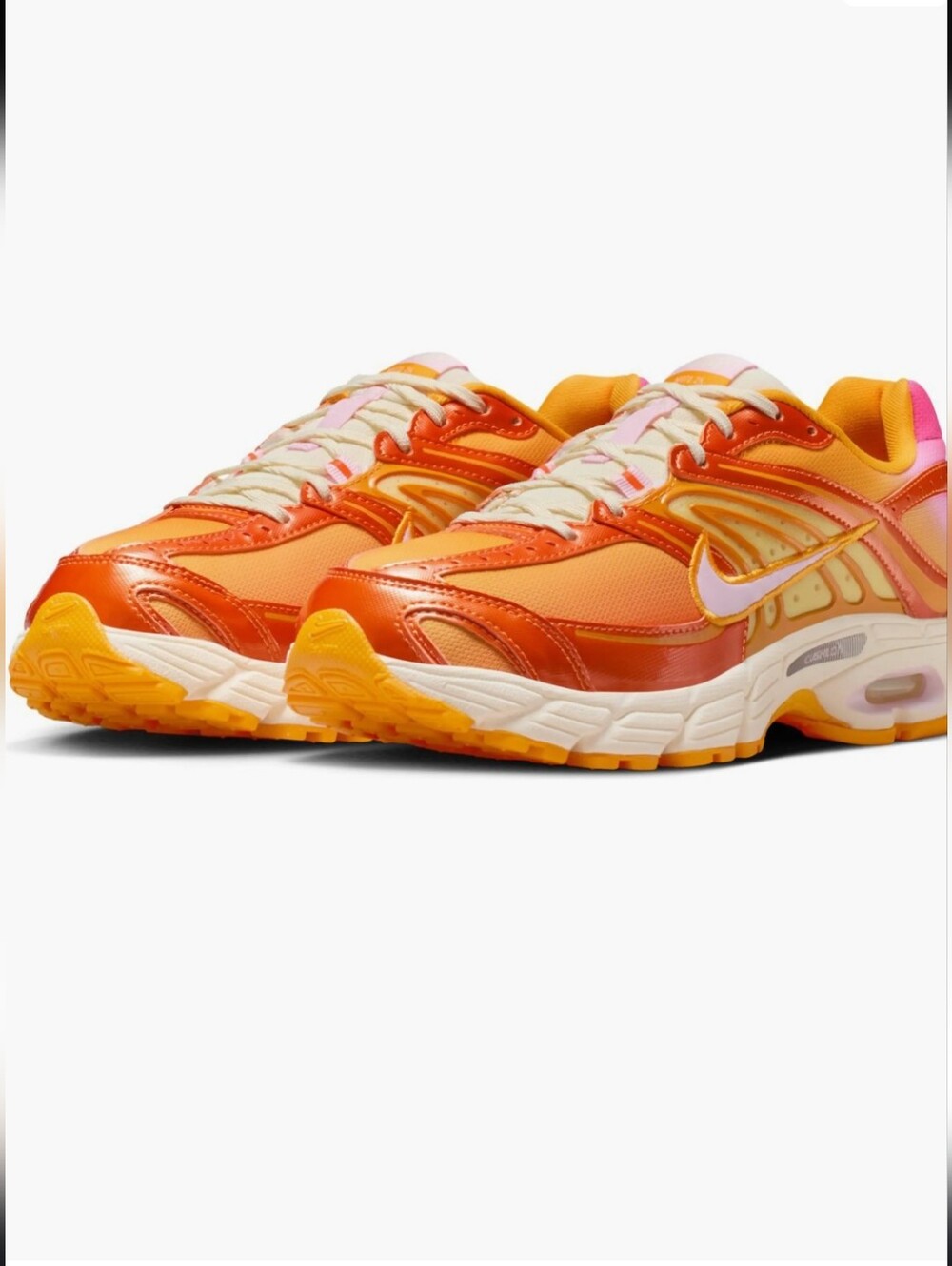 Nike Women's Orange and Pink Gradient Athletic Sneakers